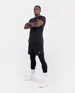 Valdes 2-in-1 Shorts (Full Length) - Black