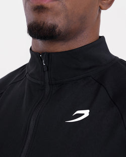 Valdes 1/4 Zip - Black
