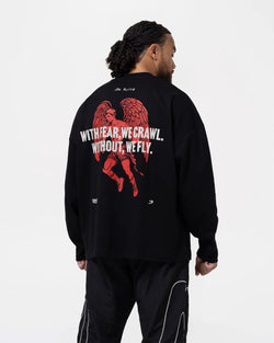 Ring x BOXRAW Fearless Oversized Long Sleeve T-Shirt