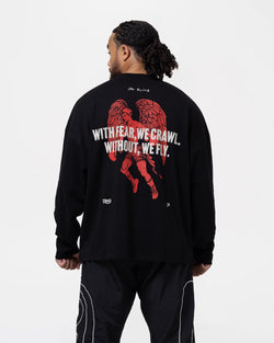 Ring x BOXRAW Fearless Oversized Long Sleeve T-Shirt