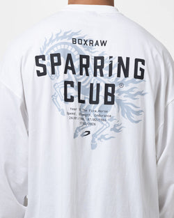 Sparring Club Fire Horse Long Sleeve T-Shirt - Washed Ivory