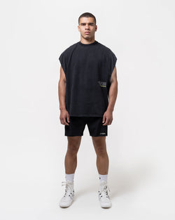 Sparring Club Fire Horse Oversized Tank - Washed Black