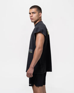 Sparring Club Fire Horse Oversized Tank - Washed Black