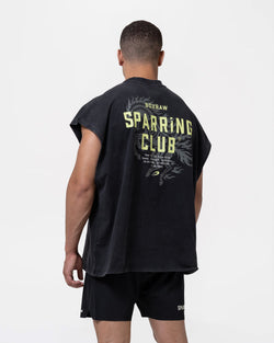 Sparring Club Fire Horse Oversized Tank - Washed Black