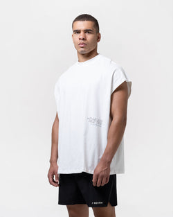 Sparring Club Fire Horse Oversized Tank - Washed Ivory