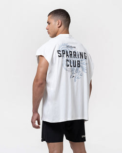 Sparring Club Fire Horse Oversized Tank - Washed Ivory
