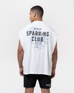 Sparring Club Fire Horse Oversized Tank - Washed Ivory