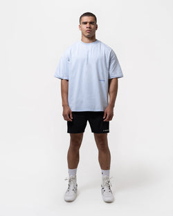 Sparring Club Fire Horse Oversized T-Shirt - Washed Baby Blue