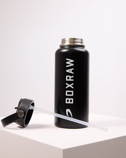 BOXRAW 1L Steel Water Bottle