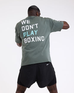We Don't Play Boxing Oversized T-Shirt
