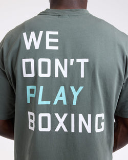 We Don't Play Boxing Oversized T-Shirt
