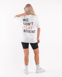 We Don't Play Boxing Oversized T-Shirt