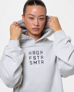 HRDR FSTR SMRTR Graphic Hoodie