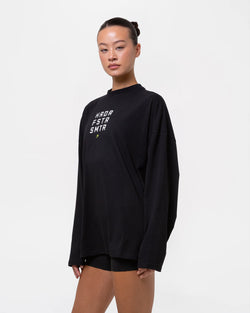 HRDR FSTR SMRTR Graphic Long Sleeve T-Shirt
