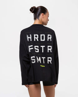 HRDR FSTR SMRTR Graphic Long Sleeve T-Shirt