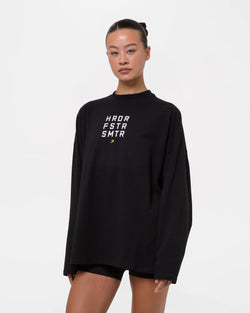 HRDR FSTR SMRTR Graphic Long Sleeve T-Shirt