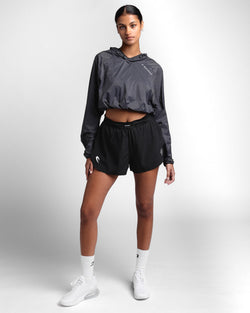 Genaro Cropped Windbreaker Hoodie