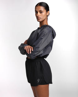 Genaro Cropped Windbreaker Hoodie