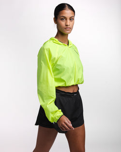 Genaro Cropped Windbreaker Hoodie