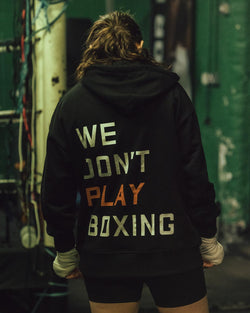 We Don't Play Boxing Oversized Hoodie
