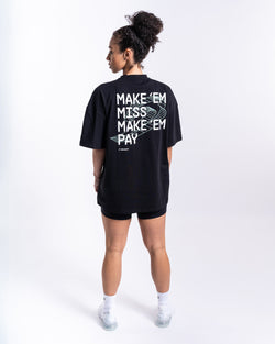 Make 'Em Miss Oversized T-Shirt