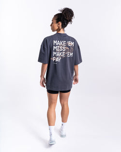 Make 'Em Miss Oversized T-Shirt