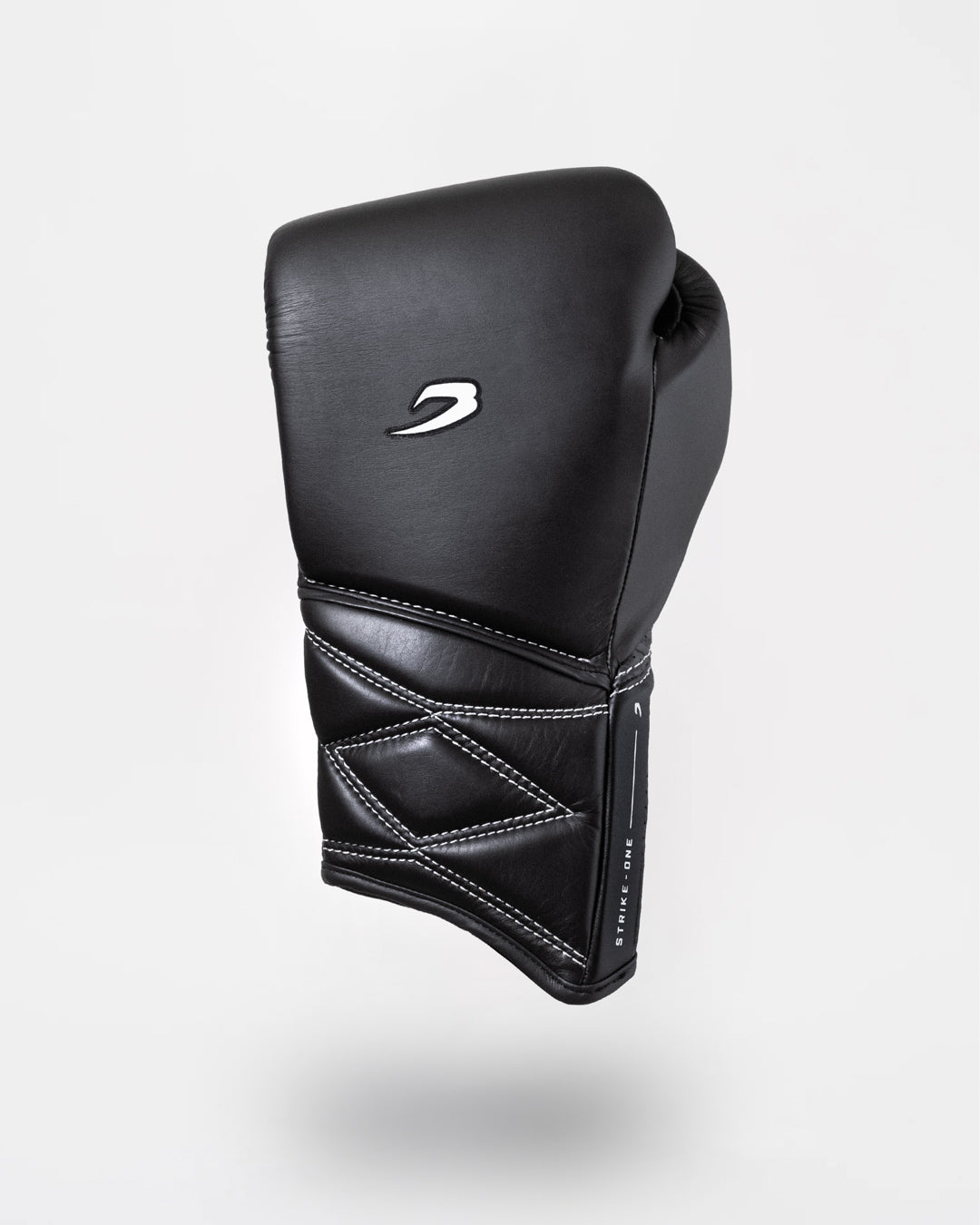 Strike-One Lace Boxing Gloves - Black/Charcoal | BOXRAW